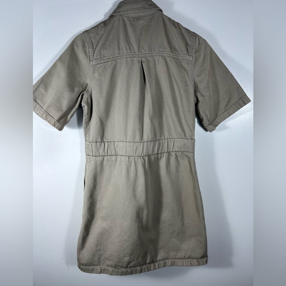 FRENCH CONNECTION Rosetta Recycled Denim Shirt Dress Sz 4 - Picture 5 of 9